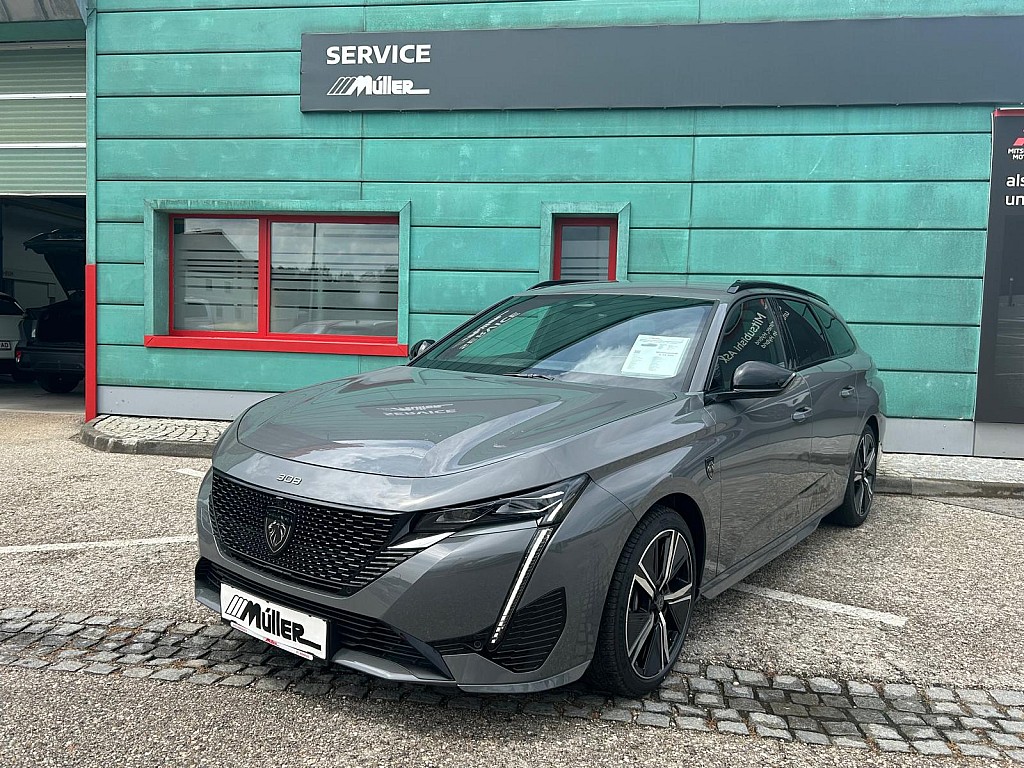 Peugeot 308 SW Hybrid 136 e-DCS6 GT bei  Müller Kraftfahrzeug GmbH in 